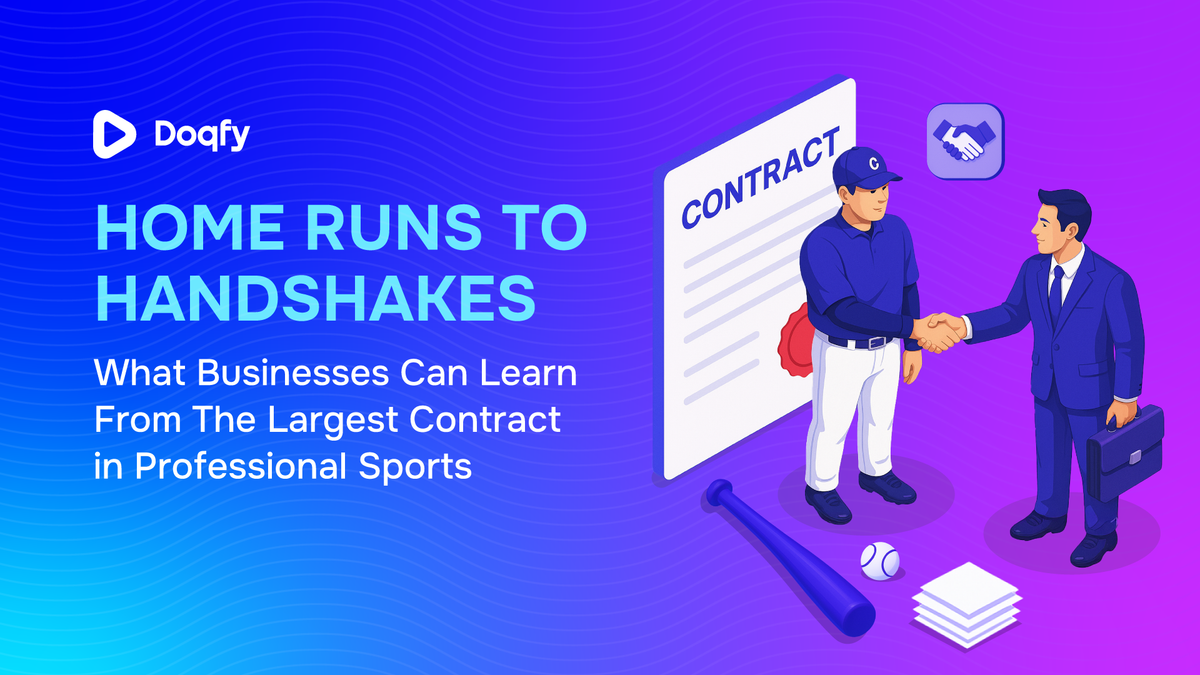 Home Runs to Handshakes: What Can Businesses Learn From the Largest Contract in Professional Sports?