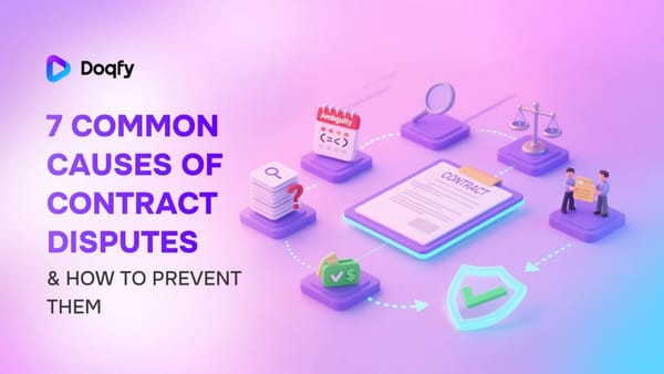 7 Common Causes of Contract Disputes & How to Prevent Them
